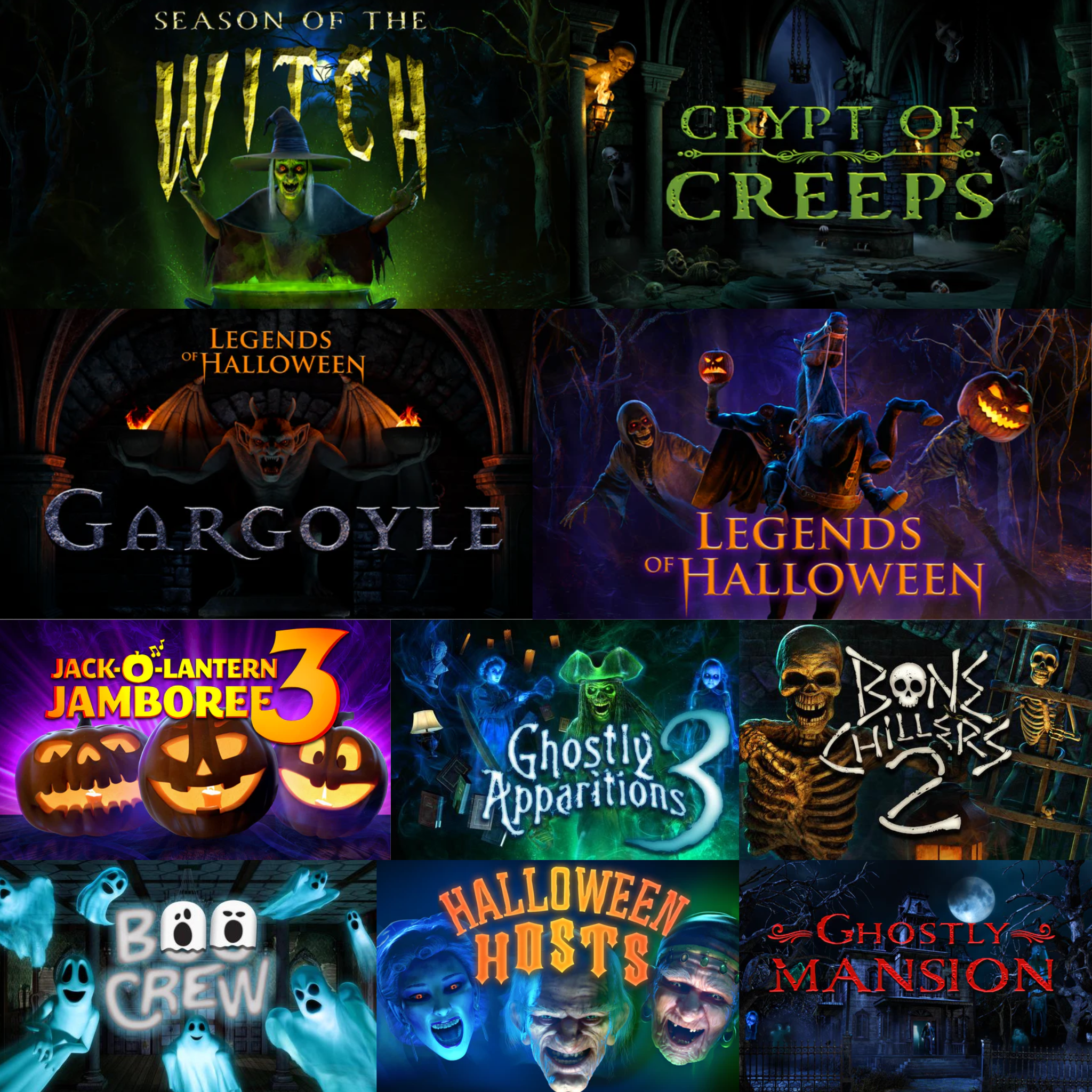 Pack AtmosFX Halloween Holiday Decorations